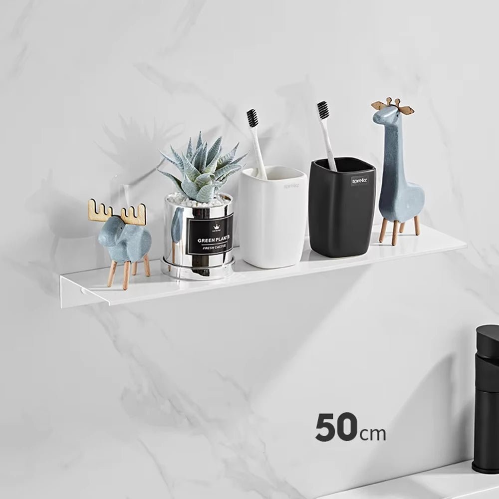 Sleek Aluminum Wall Shelf - Hizoni