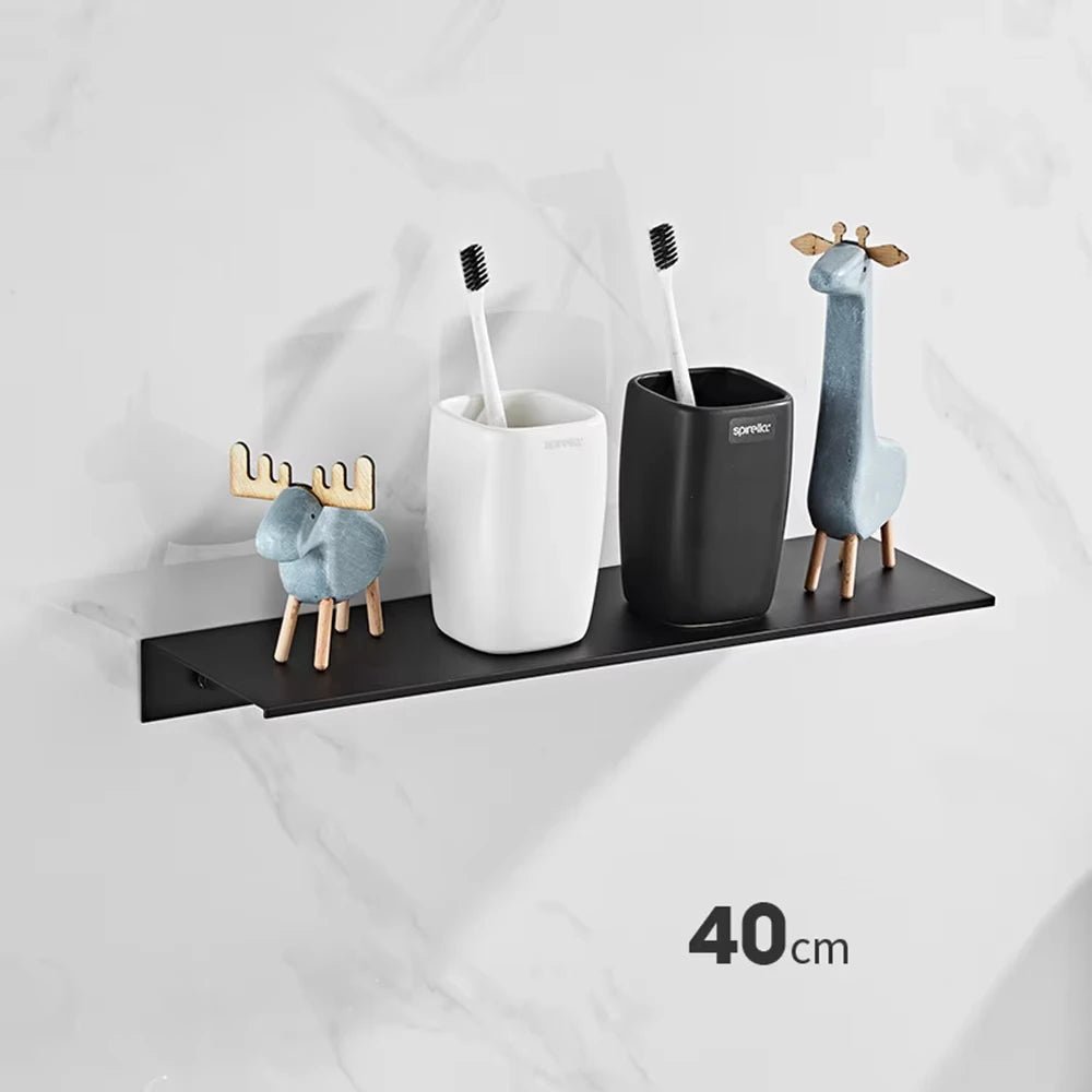 Sleek Aluminum Wall Shelf - Hizoni