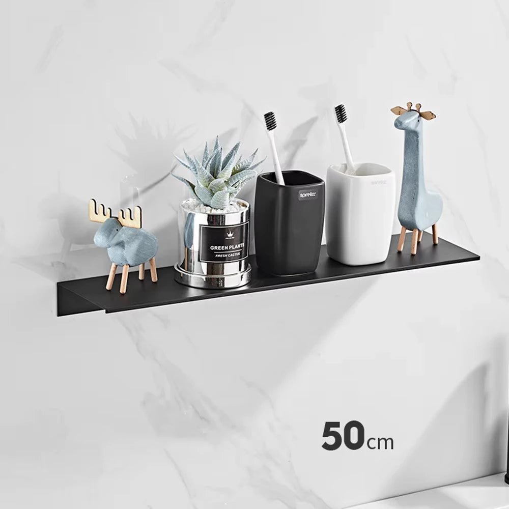 Sleek Aluminum Wall Shelf - Hizoni