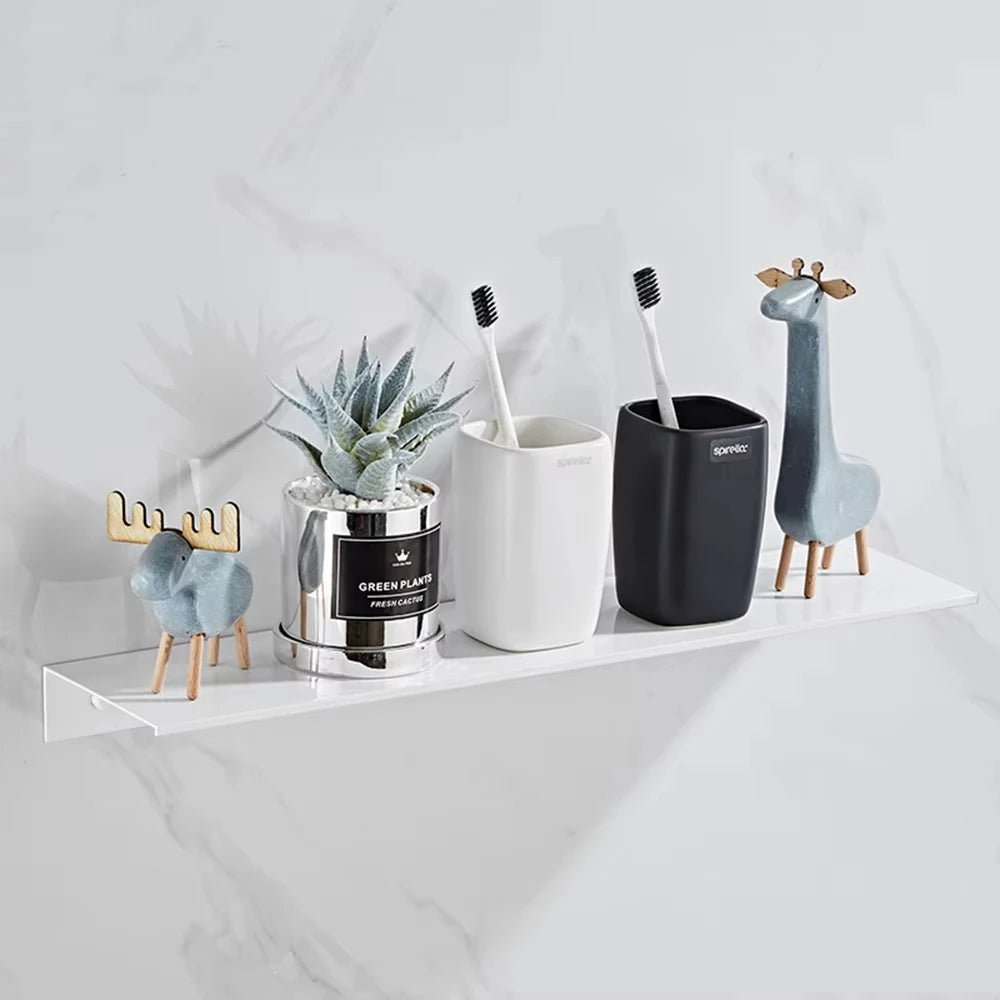 Sleek Aluminum Wall Shelf - Hizoni