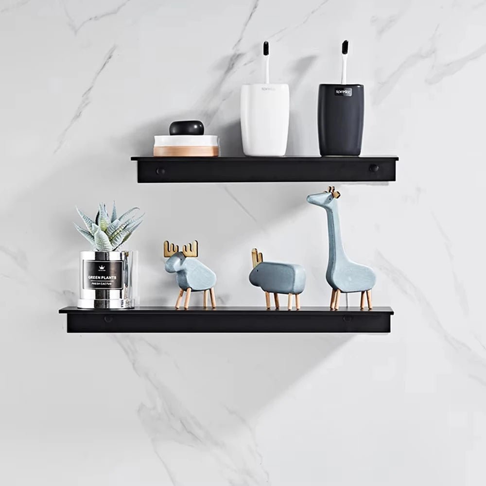 Sleek Aluminum Wall Shelf - Hizoni