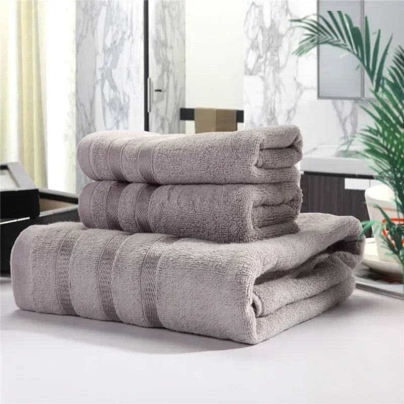 Soft Bamboo Bath Towel Set - Hizoni
