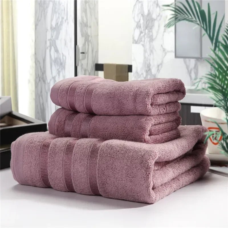 Soft Bamboo Bath Towel Set - Hizoni