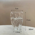 Textured Glass Twist Cup - Hizoni