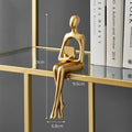 The Thinker Minimalist Abstract Statue - Choose Your Pose - Hizoni