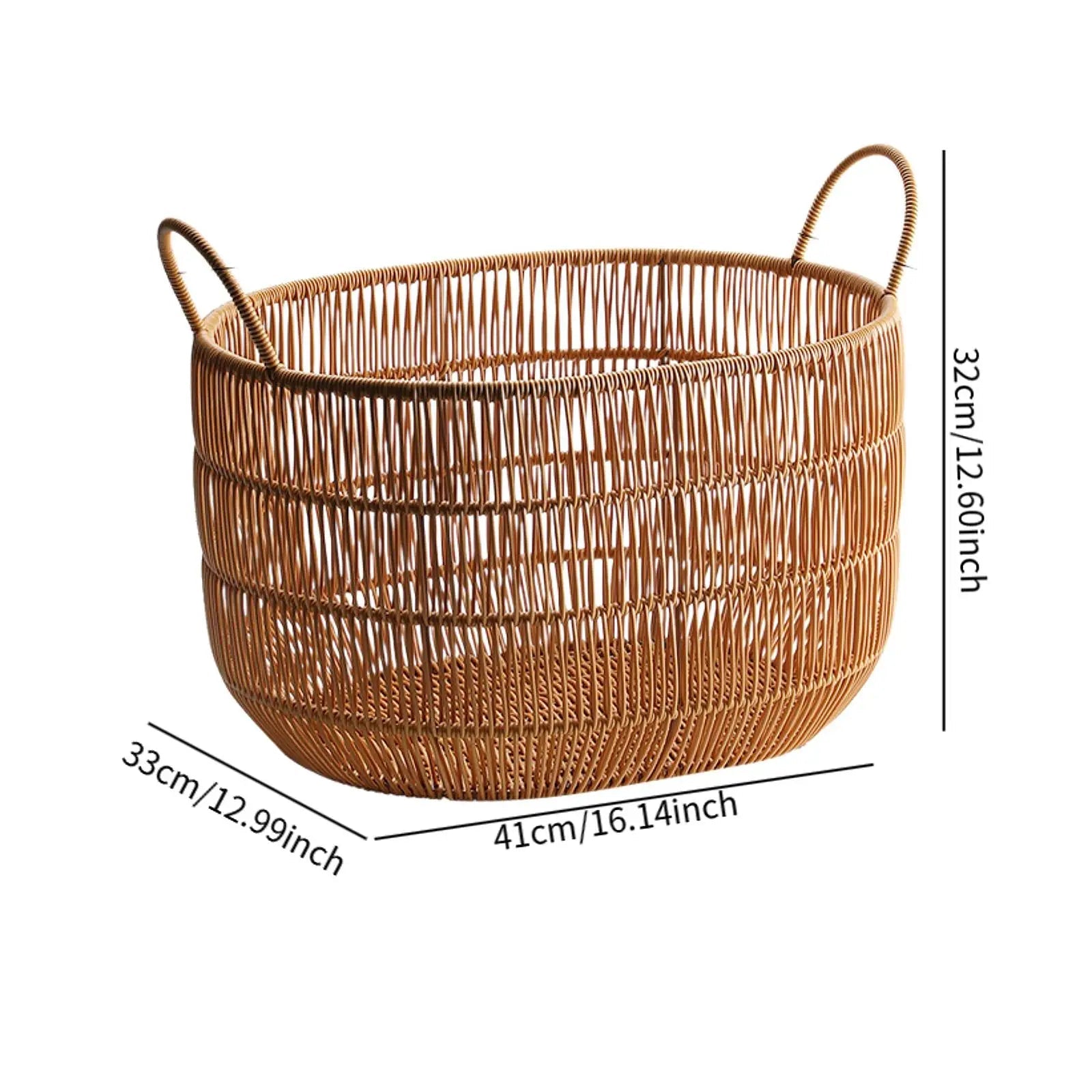 Versatile Woven Laundry Basket - Hizoni