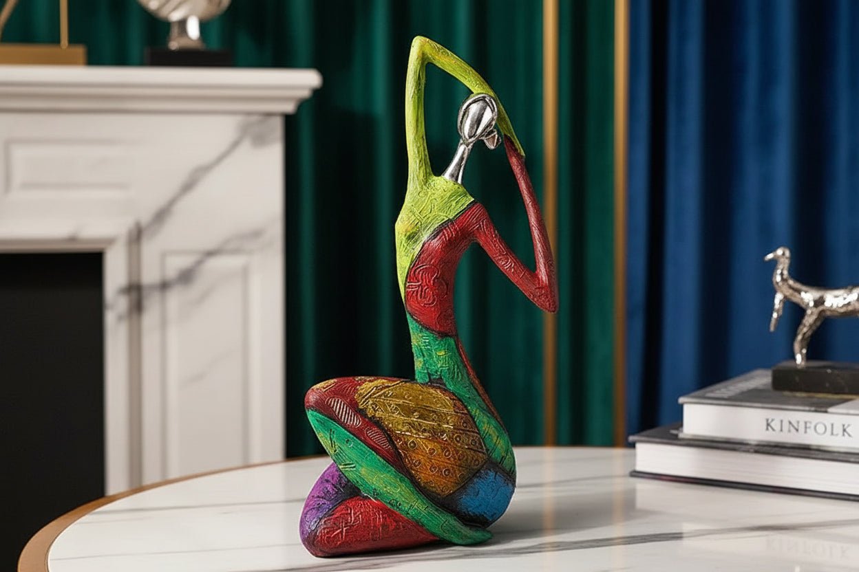 Vibrant Soul Collection Luxury Abstract Female Sculptures (Individual or Set of 3) - Hizoni