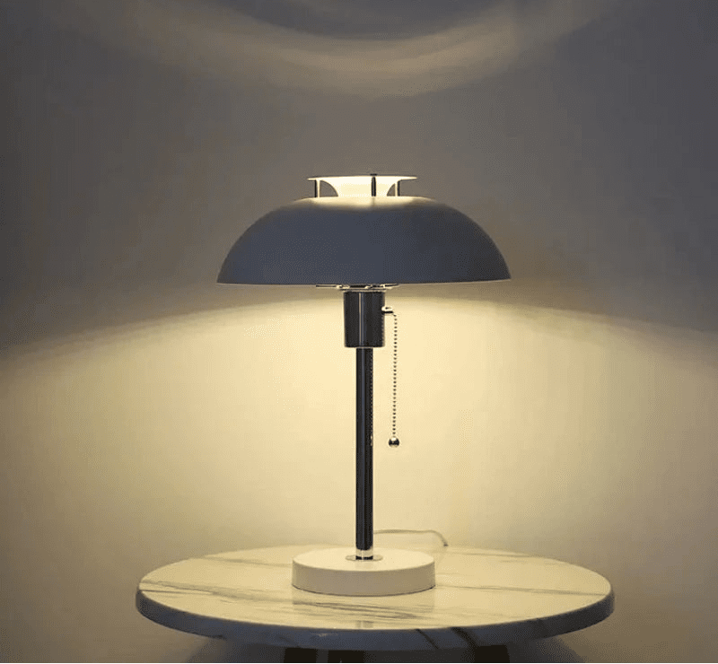 Vintage Bauhaus Table Lamp – Retro LED Designer Desk Light - Hizoni