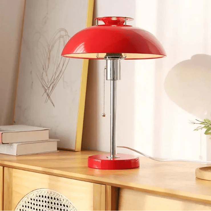 Vintage Bauhaus Table Lamp – Retro LED Designer Desk Light - Hizoni