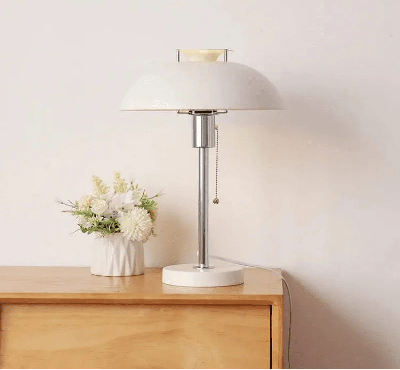 Vintage Bauhaus Table Lamp – Retro LED Designer Desk Light - Hizoni