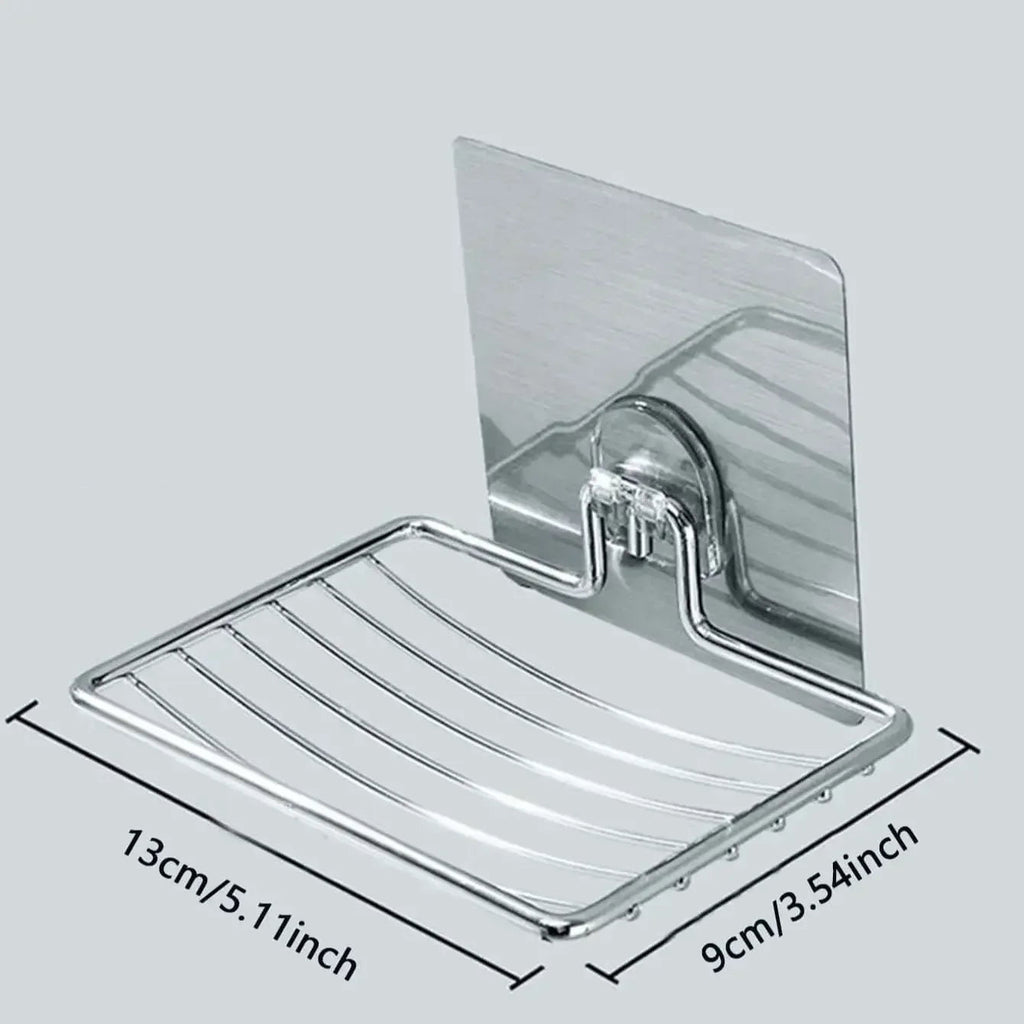 Wall - Mounted Stainless Soap Rack - Hizoni