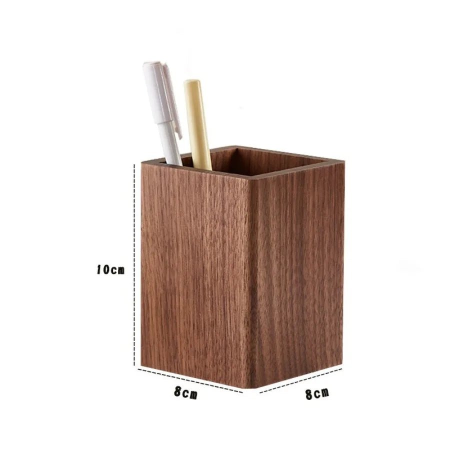 Walnut Wood Pen Holder - Hizoni